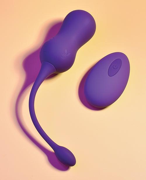image of product,Playboy Pleasure Double Time Kegel Balls - Acai - SEXYEONE
