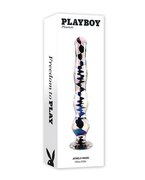 product image, Playboy Pleasure Jewels Wand - Clear - SEXYEONE