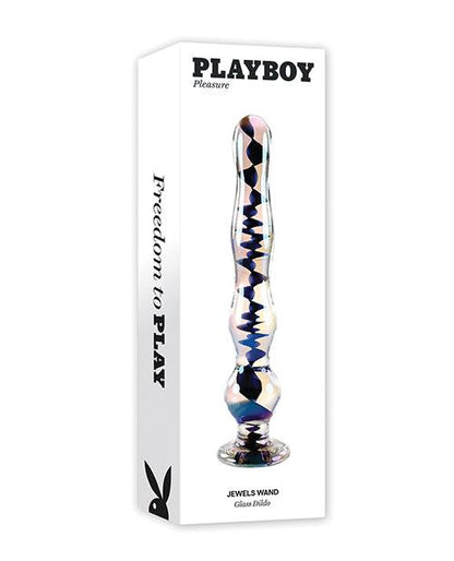 Playboy Pleasure Jewels Wand - Clear - SEXYEONE