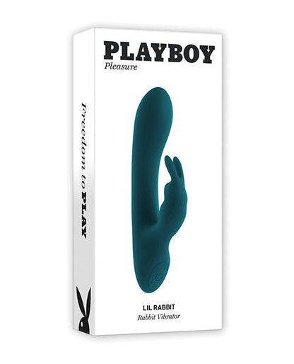 Playboy Pleasure Lil Rabbit Vibrator - Deep Teal - SEXYEONE