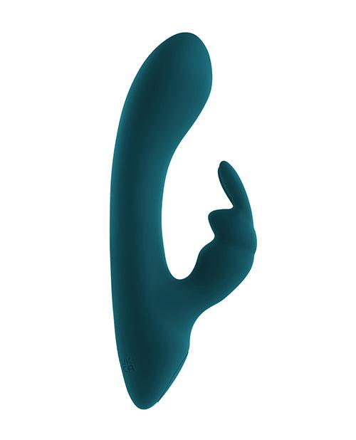 image of product,Playboy Pleasure Lil Rabbit Vibrator - Deep Teal - SEXYEONE
