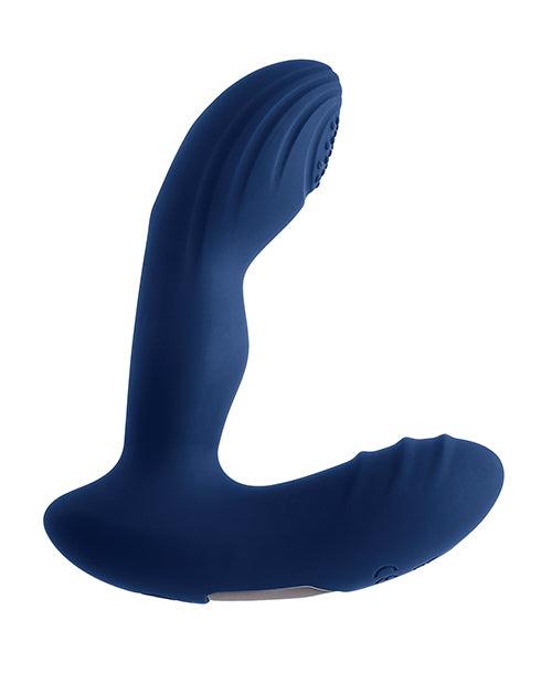 image of product,Playboy Pleasure Pleasure Pleaser Prostate Massager - Deep Ocean - SEXYEONE