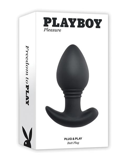 product image, Playboy Pleasure Plug & Play Butt Plug - Navy - SEXYEONE