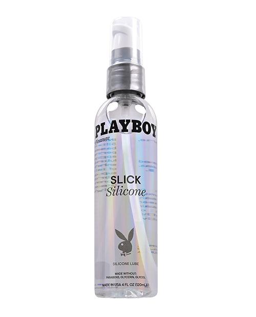 product image, Playboy Pleasure Slick Silicone Lubricant - 4 Oz - SEXYEONE