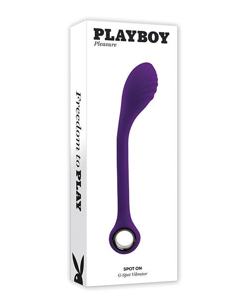 product image, Playboy Pleasure Spot On G-spot Vibrator - Acai - SEXYEONE