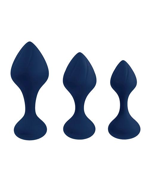 image of product,Playboy Pleasure Tail Trainer Anal Training Kit - Navy - SEXYEONE