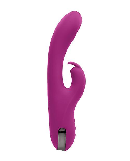 image of product,Playboy Pleasure Thumper Rabbit Vibrator - Wild Aster - SEXYEONE