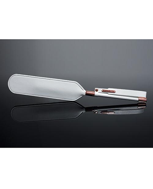 product image, Pleasure Collection Matte Finish Paddle - White/rose Gold - SEXYEONE