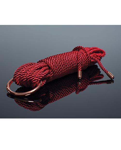 Pleasure Collection Silky Smooth Rope - Red/rose Gold - SEXYEONE