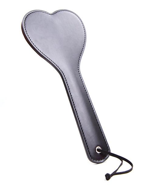 image of product,Plesur Heart-shape Paddle - Black - SEXYEONE
