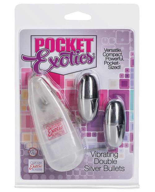 product image, Pocket Exotics Double Silver Bullets - SEXYEONE