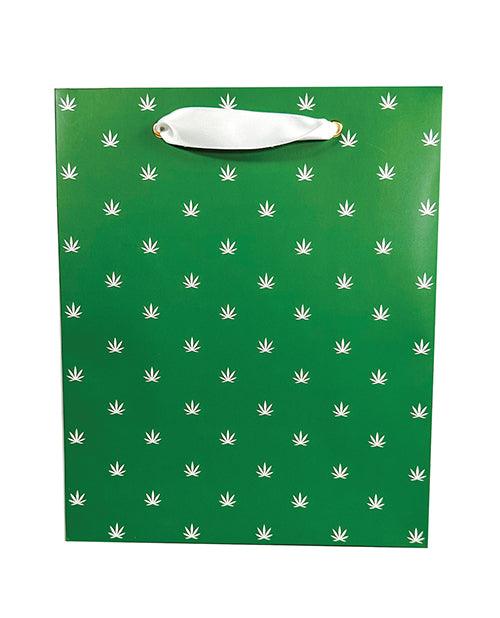 image of product,Polka Pot Gift Bag - Green/white - SEXYEONE