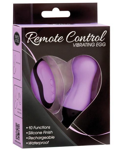 product image, Powerbullet Remote Control Vibrating Egg - Purple - SEXYEONE