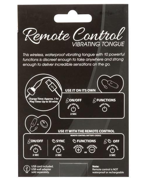 Powerbullet Remote Control Vibrating Tongue - Pink - SEXYEONE