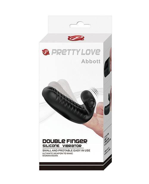 Pretty Love Abbott Double Finger Sleeve - Black - SEXYEONE