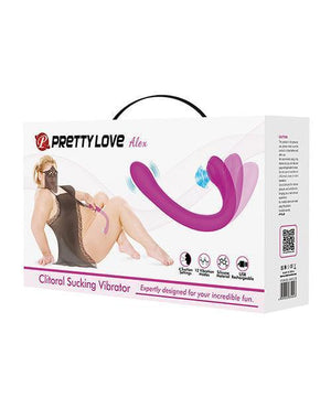 Pretty Love Alex Long-handled Sucking Vibrator - Fuchsia - SEXYEONE