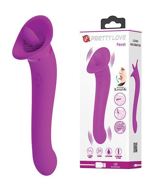 product image, Pretty Love Faust Licking Trumpet - Fuchsia - SEXYEONE