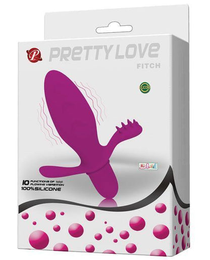 Pretty Love Fitch Anal Vibrator - Fuchsia - SEXYEONE