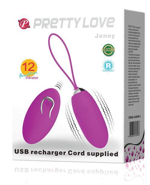 product image, Pretty Love Jenny Remote Control Bullet - Fuchsia - SEXYEONE