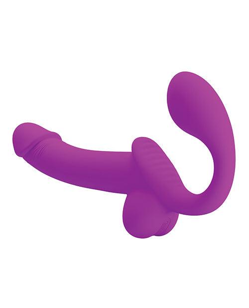 image of product,Pretty Love Kelpie Squirting Strapless Strap On - Fuchsia - SEXYEONE