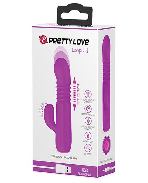 product image, Pretty Love Leopold Mini Thruster - Fuchsia - SEXYEONE