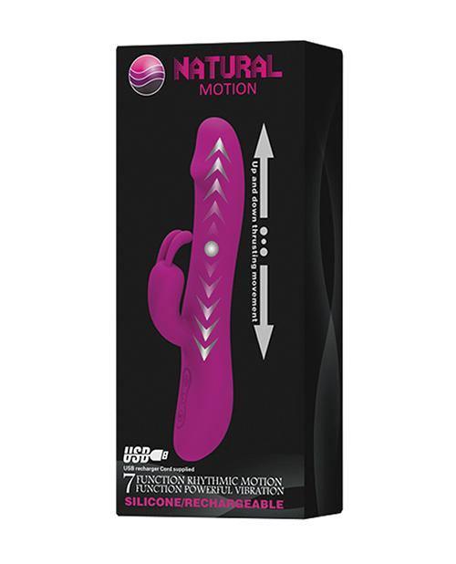product image, Pretty Love Natural Motion Thrusting Rabbit 7 Function - Fuchsia - SEXYEONE