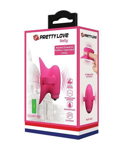 product image, Pretty Love Nelly Finger Battery Vibe - Pink - SEXYEONE