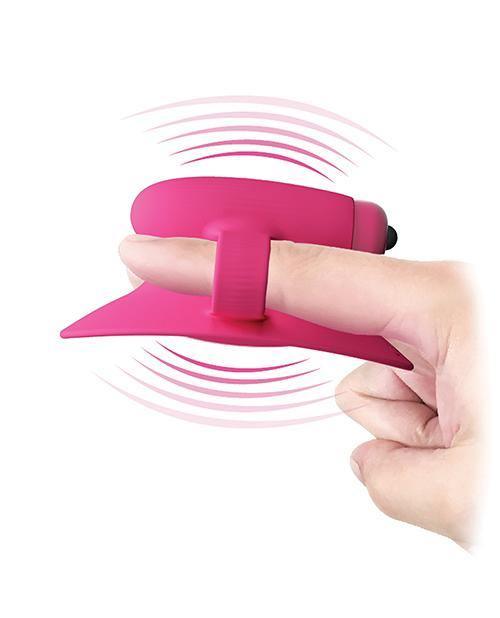 image of product,Pretty Love Nelly Finger Battery Vibe - Pink - SEXYEONE