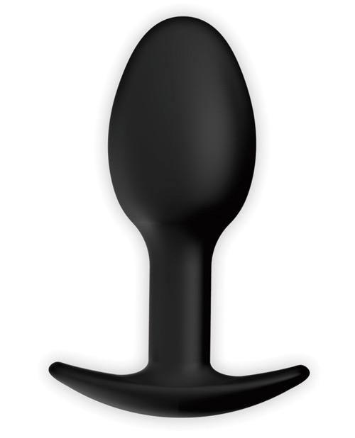 image of product,Pretty Love Silicone Anal Plug W/ball - Black - SEXYEONE