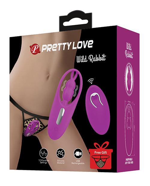 product image, Pretty Love Wild Rabbit Panty Vibe W/free Panty - Fuchsia - SEXYEONE