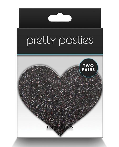 product image, Pretty Pasties Glitter Hearts - 2 Pair - SEXYEONE