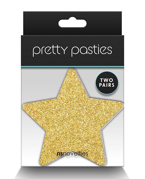 product image, Pretty Pasties Glitter Stars - 2 Pair - SEXYEONE