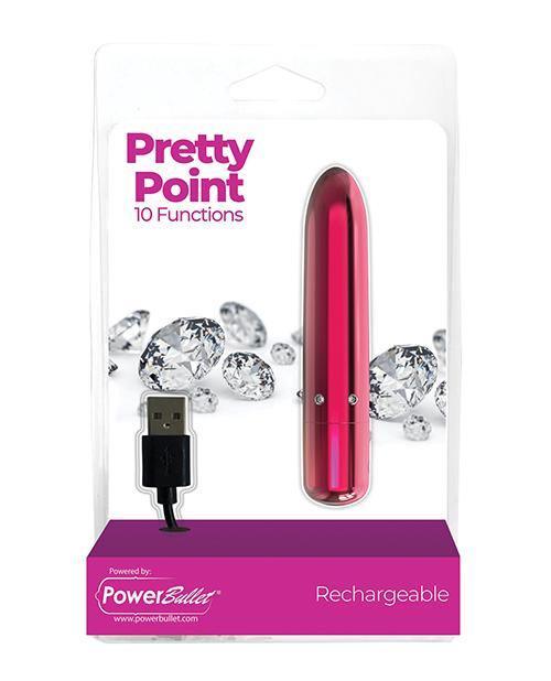 product image, Pretty Point Rechargeable Bullet - 10 Functions - SEXYEONE