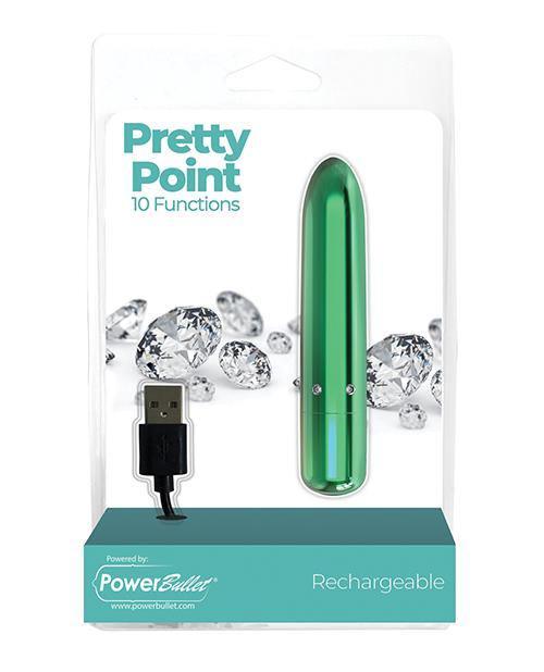 product image, Pretty Point Rechargeable Bullet - 10 Functions - SEXYEONE