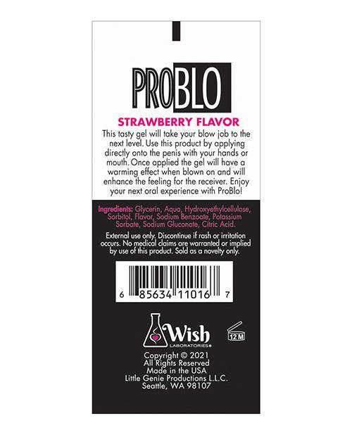 image of product,Problo Oral Pleasure Gel - Strawberry - SEXYEONE