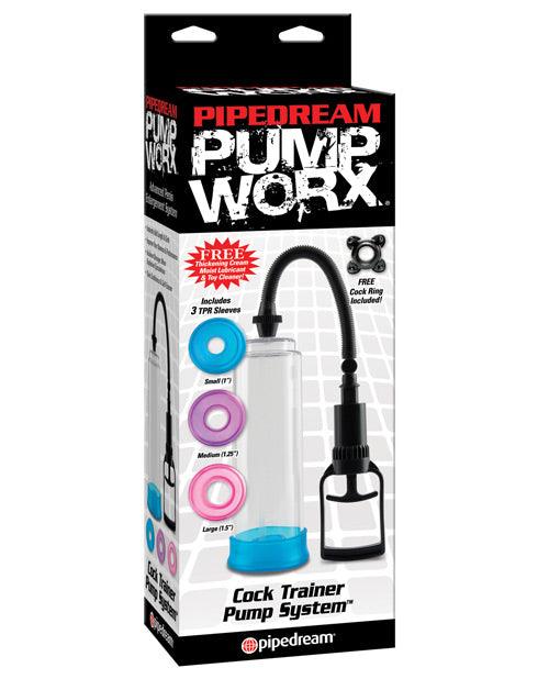 product image, Pump Worx Cock Trainer Pump System W-3 Tpr Sleeves - SEXYEONE