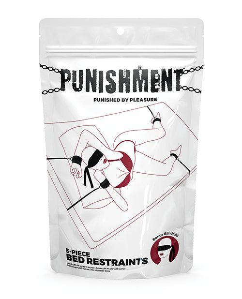 product image, Punishment 5 Pc Bed Restraints - SEXYEONE