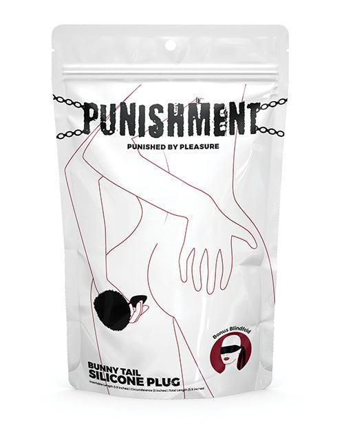 product image, Punishment Bunny Tail Butt Plug - Black - SEXYEONE