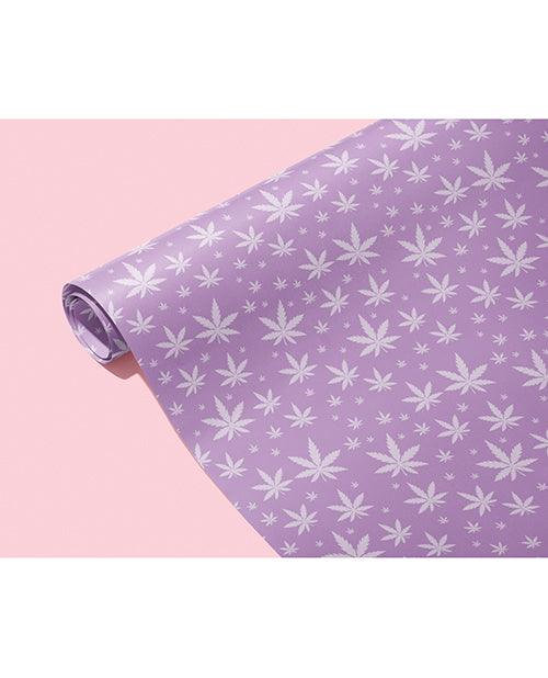 product image, Purple Pot Leaf Wrapping Paper - SEXYEONE