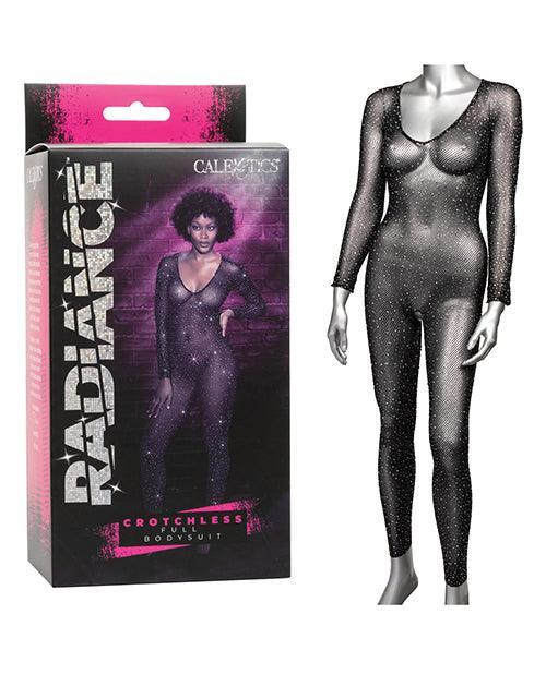 product image, Radiance Crotchless Full Body Suit Black O/s - SEXYEONE