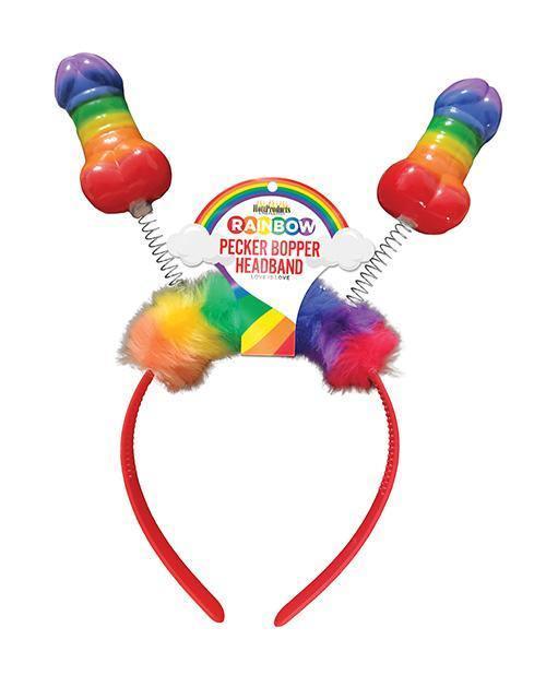 Rainbow Pecker Bopper Headband - SEXYEONE