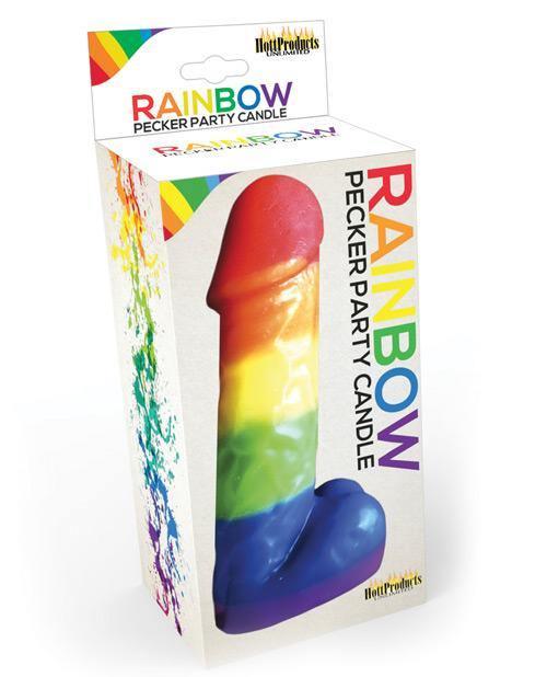 product image, Rainbow Pecker Party Candle - SEXYEONE