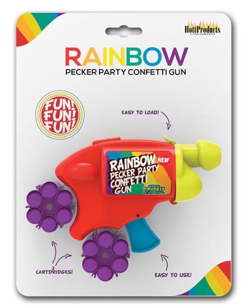 product image, Rainbow Pecker Party Confetti Gun - SEXYEONE
