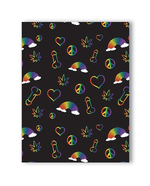 Rainbow Penis Naughty Greeting Card - SEXYEONE