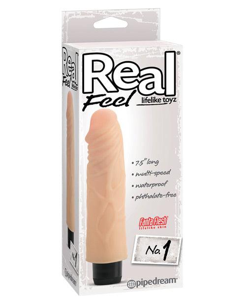 product image, "Real Feel No. 1 Long 7.5"" Vibe Waterproof " - SEXYEONE