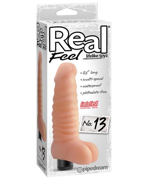 "Real Feel No. 13 Long 8.5"" Vibe Waterproof" - SEXYEONE