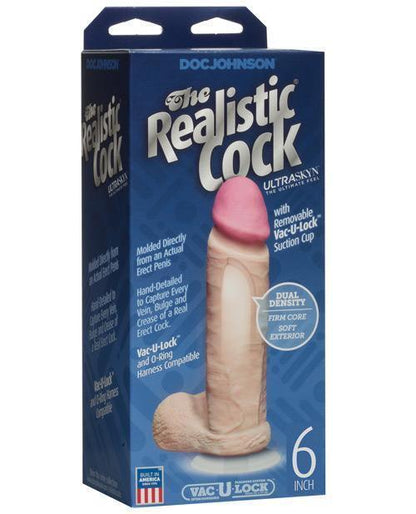 Realistic Ultraskyn Cock W/balls - SEXYEONE