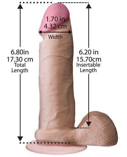 image of product,Realistic Ultraskyn Cock W/balls - SEXYEONE