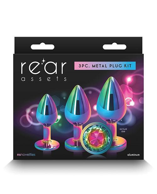 product image, Rear Assets Rainbow Gem Anal Trainer Kit - Multi Color - SEXYEONE