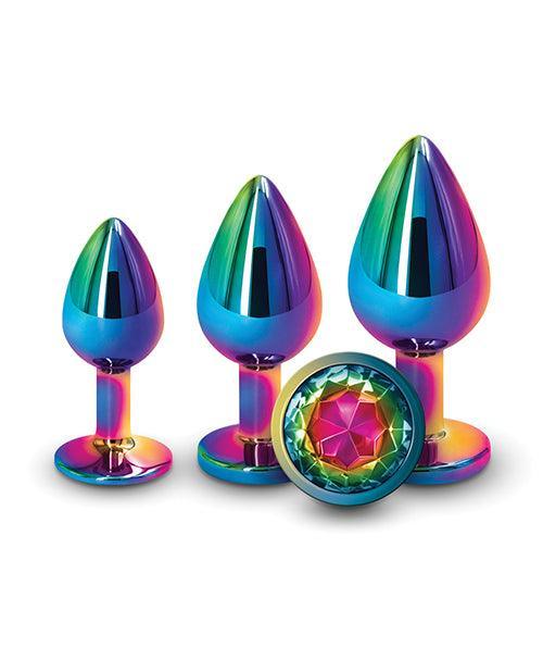 image of product,Rear Assets Rainbow Gem Anal Trainer Kit - Multi Color - SEXYEONE